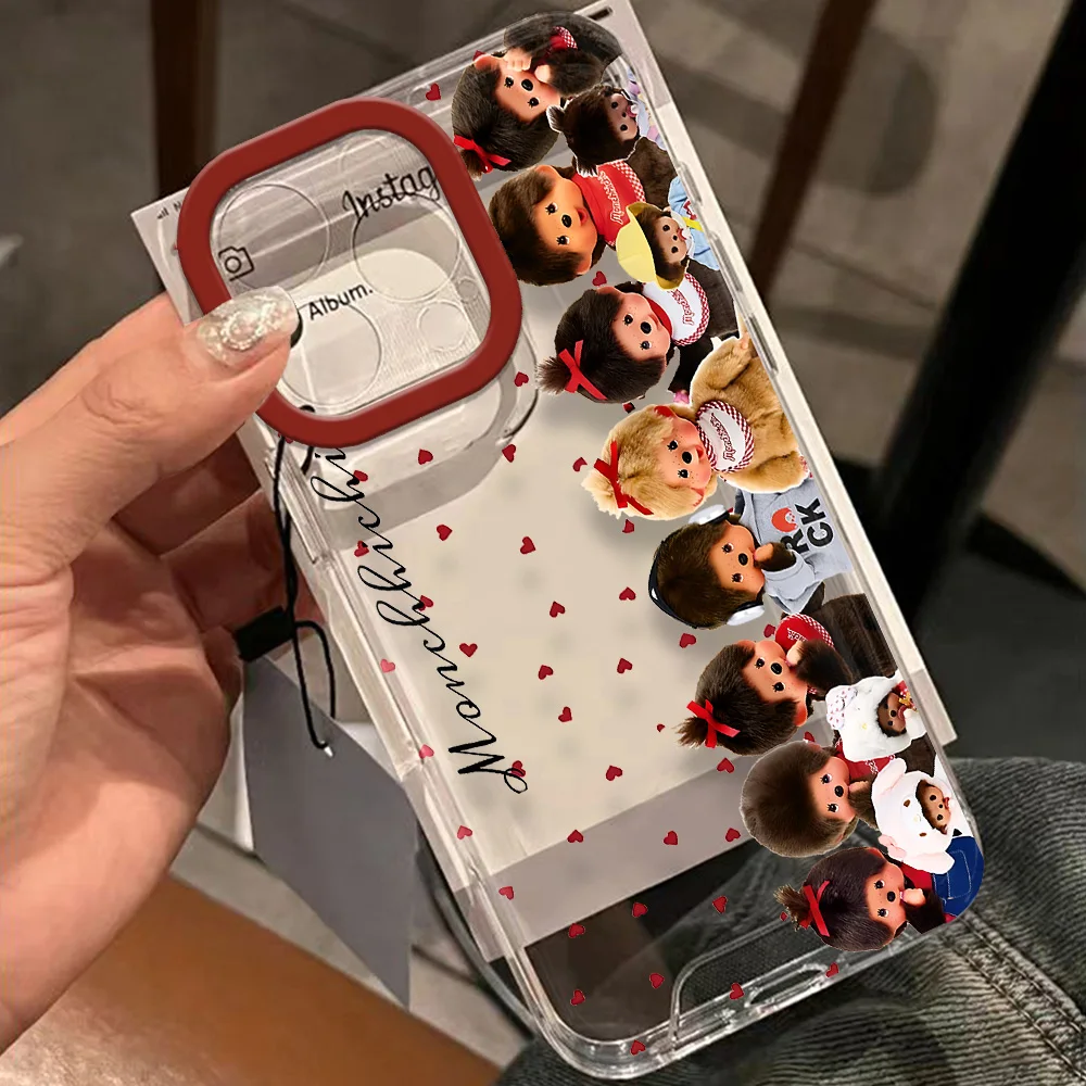ตัวเลือกสินค้า เคส iPhone ลาย Monchhichi น่ารัก