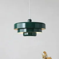 Creative Retro Orange Pendant Lamp Dining Room Restaurant Home Decor LED Ceiling Chandelier Lighting for Cafe Bar Hanging Lights 1