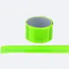 4Pcs Reflective Snap Bands High Visibility Wrist Arm Ankle Leg Snap Straps Night Walking Running Safety Gear Reflective Strips 2