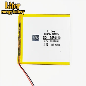 Li-ion battery 3.7v tablet 3.7v 5000mah (Approx) for 8 inch N83,N86 A85,A86 rechargeable battery for Tablet PC 3580110