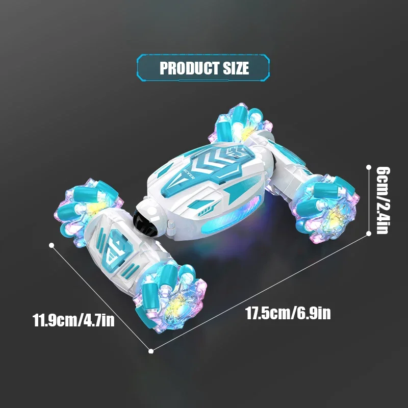 Electric RC Mini Car with Dual Remote Control and Lights