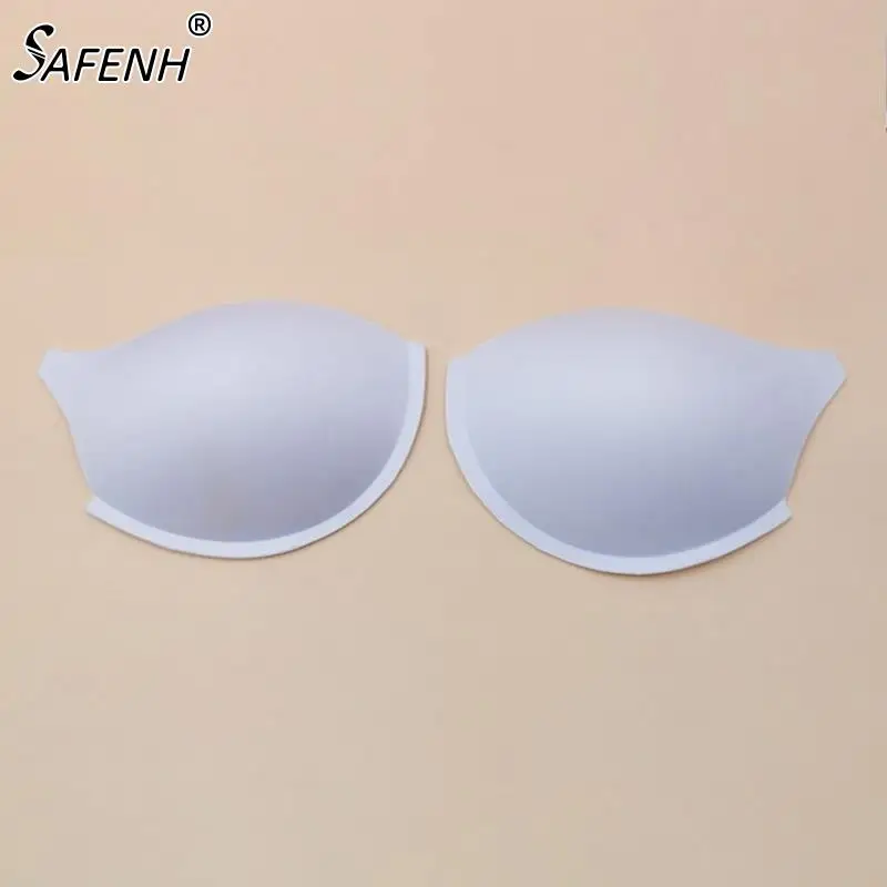 

1Pair Black Or White Sew In Bra Cups Pads Push Up Swimwear Dress Corset Soft Foam Insert Chest Cup Women Intimates Accessories