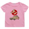 Ghostbusters Shirt Kids Cotton Ghost Busters T Shirt Boys Summer Clothes Tops Girls T-shirt 100% Cotton Family Outfit Matching 4