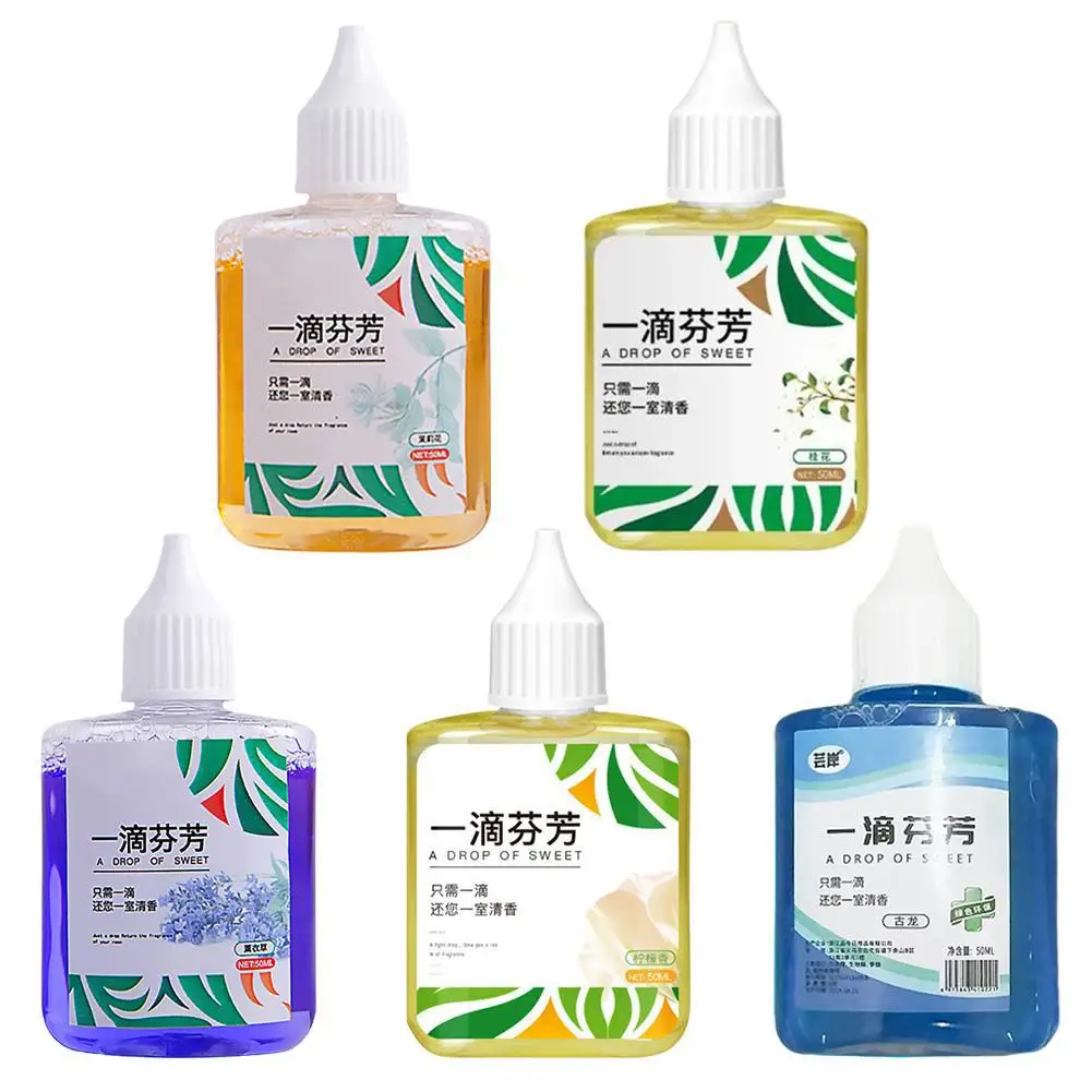 Deodorante per Bagno, una Goccia di Fragranza, Profumo di Cetriolo, Gelsomino, Uva Verde, Deodorante per Ambienti e Toilette a Lunga Durata - immagine 5