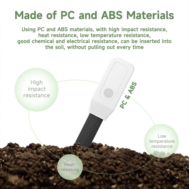 Tuya WiFi Soil Tester Sensor Tuya Soil Moisture Sensor ZigBee Soil Water Content Humidity and Temperatuer Sensor Remote Monitor 3