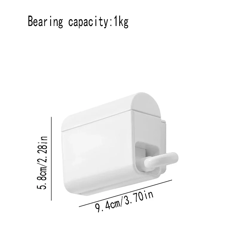 Wall-mounted Toothpaste Squeezer Bathroom Accessories Toothpaste Dispenser Holder Self-adhesion Waterproof Toothbrush Organizer 6