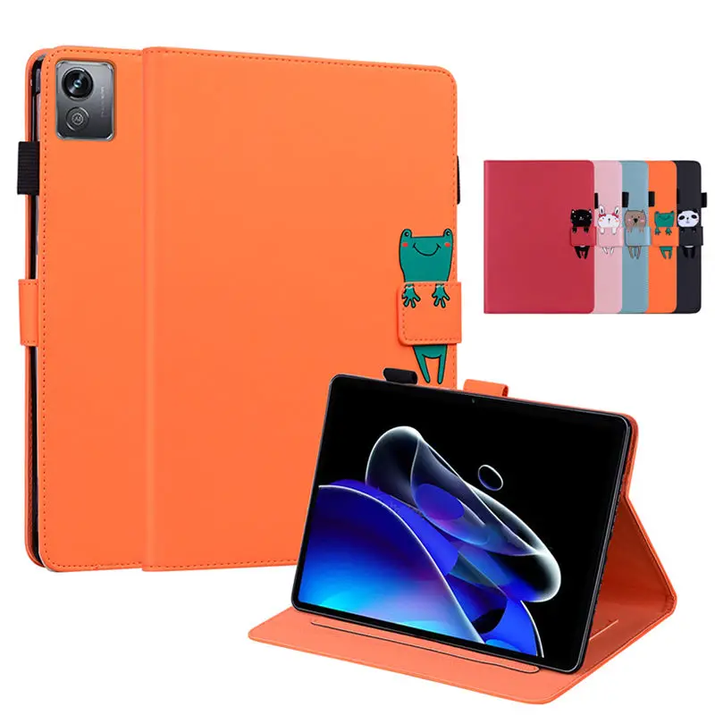 

Чехол для OPPO Realme Pad X 11 дюймов, чехол для RealmePad X RMP2108, чехол для планшета, милый детский чехол-подставка из искусственной кожи с животными