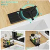 Cisily Sponge Holder for Kitchen Sink, Sink Caddy with High Brush Holder, Kitchen Sink Organizer Countertop Rustproof 304 Stainl 4