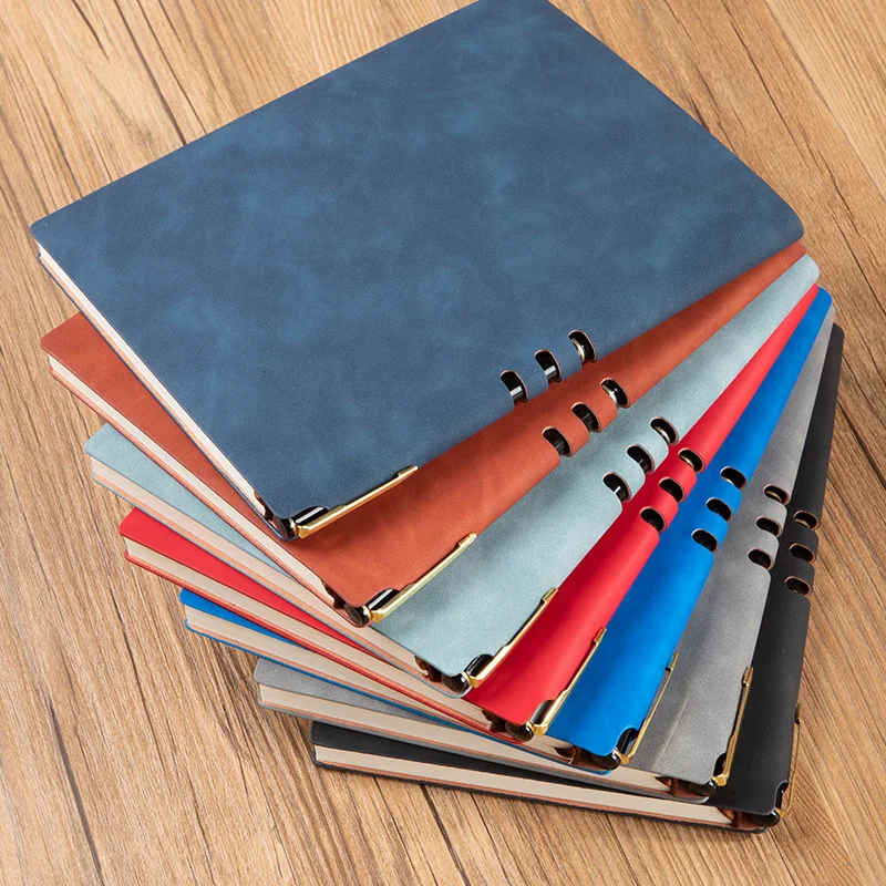 

PU Leather A5 Notebook Notepad Diary Business Journal Planner Agenda Organizer Notebooks Child Writing Stationery Supplies