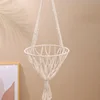 Cat Hammock Hanging Basket Swing Window Cute Pet Cat Hand-woven Cotton Rope Bed Kitten House Tent Pet Accessories 5