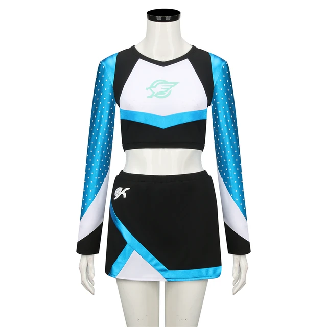 Maddy Cheer Costume Euphoria Cheerleader Uniform Clothes Outfit Halloween  High School Long Sleeve Womens Cheerleading Costume - AliExpress