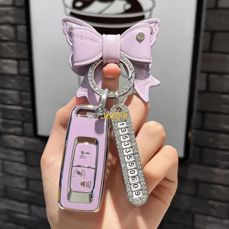 J60F 안티 슬립 오토바이 키 보호기 케이스 비바람에 견디는 오토바이 키 커버 슬림 보호 키 케이스 PCX160에 적합