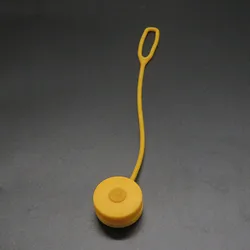 Compact Silicone Safety Bike Taillight (Orange)