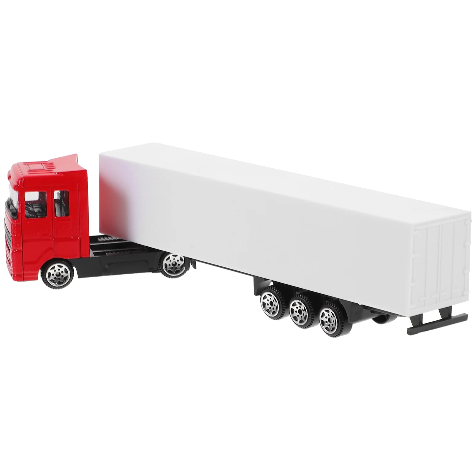 

Boys Truck Model Plaything Alloy Truck Model Realistic Container Truck Model Miniature Truck Toy