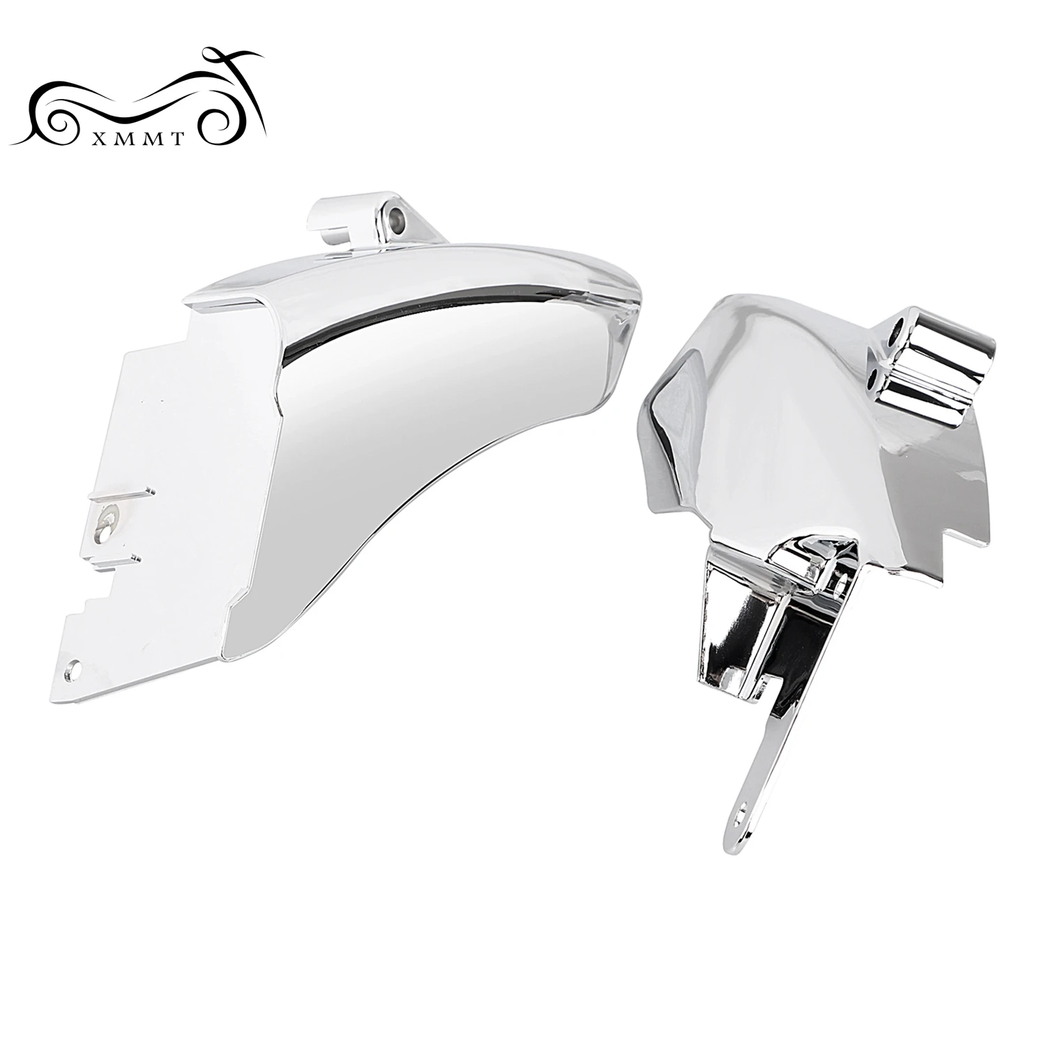 Mid Frame Air Deflector Trim Heat Shield Cover Kit Fit For Harley Dyna 06-UP Super Glide FXD EFI FXDI Switchback FLD Chrome