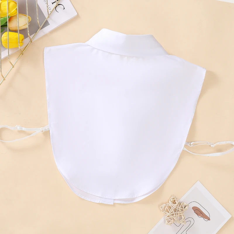 Women's Fashion Cotton Fake Collar, Simple Half Shirt