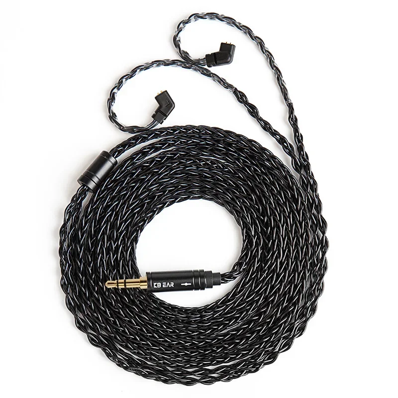 KBEAR ST12 Plus IEM Cable 8 Core Silver-Plated 2M Upgraded