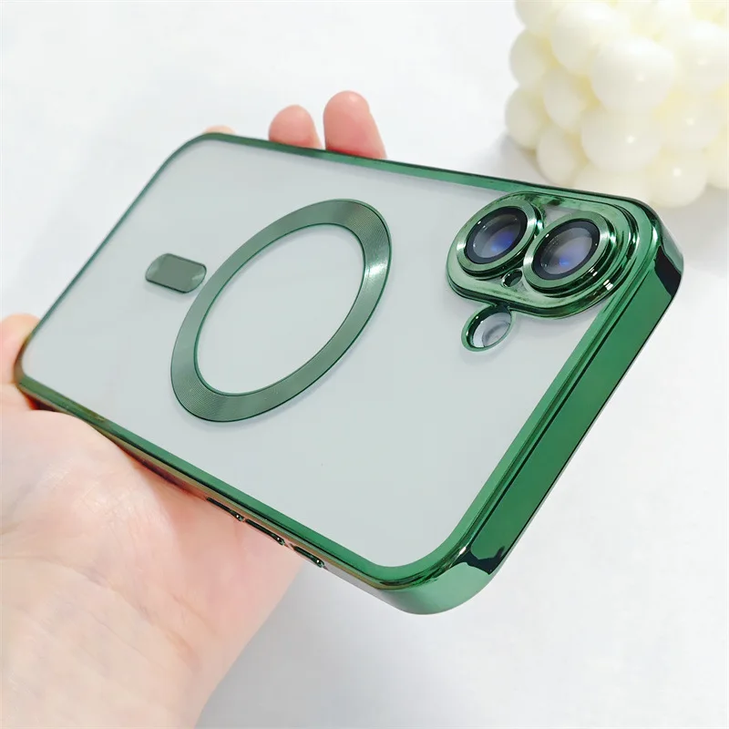Clear Silicone Magnetic Car Mount Case with Full Camera Protection