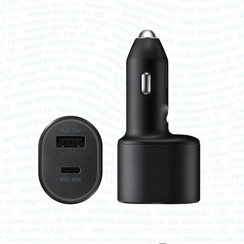 Car Charger Car Phone Charger 60W For Samsung Car Charger 1A1C Super Fast Charging Pd Usb C Auto Cargador 45w For Galaxy S24 S23 S22 S21 Note 20 Ultra A55 A54