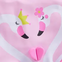 Citgeett Summer Kid Girls Swimsuit Sleeveless Print Beach Ruffle Bodysuit Swimwear Clothes 4