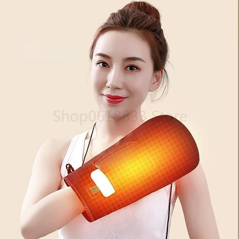 Electric Heating Hand Massager  Thin Finger Numb Arm Hot Compress  Heating Wrist Joint Care Kneading Massage infrared electric heating ankle protector sprain recovery joint pain warm mugwort far heat compress ankle protector