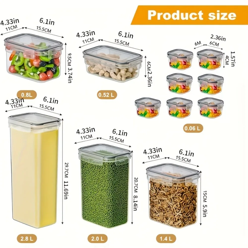 12-Piece Airtight Food Containers 3
