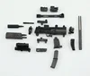1:6 Scale MP7 Submachine Gun Double Form Plastic Assembled Firearm Puzzle Model for 12 Inch Action Figure Soldiers 5