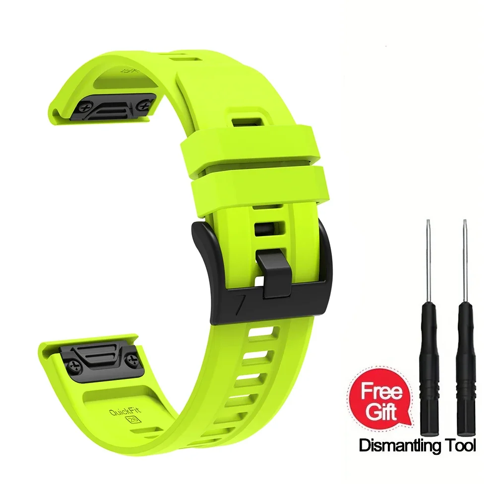Silicone QuickFit Watch Band - Premium 22mm/26mm Strap