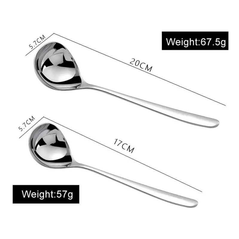 Stainless Steel Spoon Creative Long Handle Hotel Hot Pot Soup Ladle