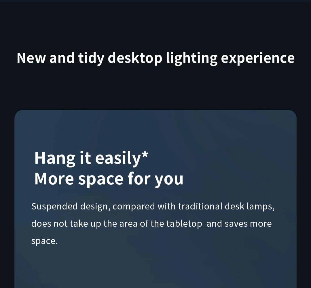Xiaomi Mijia Ra95 Desk Lamp 1S Remote Control for Computer PC Monitor Screen Bar description image 8