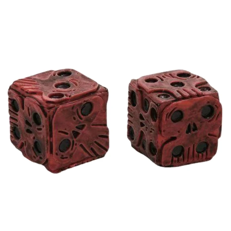 

2024 New Scary Skull Dices Halloween Dices Skeleton Dices Cube Dices for Club Pub Halloween Party Outdoor Board Game Dices Toys