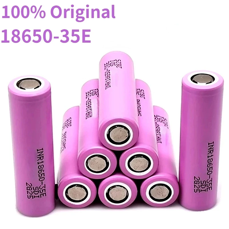 Новинка оригинальный Samsung 18650 3500 мАч 20A Ontlading INR18650 35E 1-10 шт. 3 7 в литий-ионный