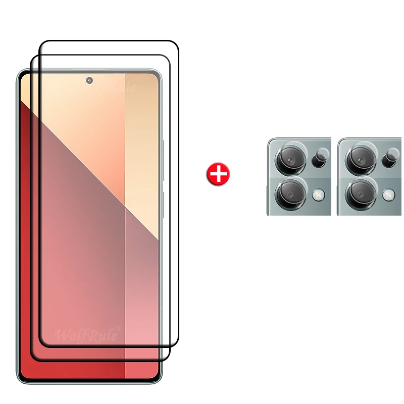 6-in-1 Full Coverage 9H Screen and Lens Protector Set
