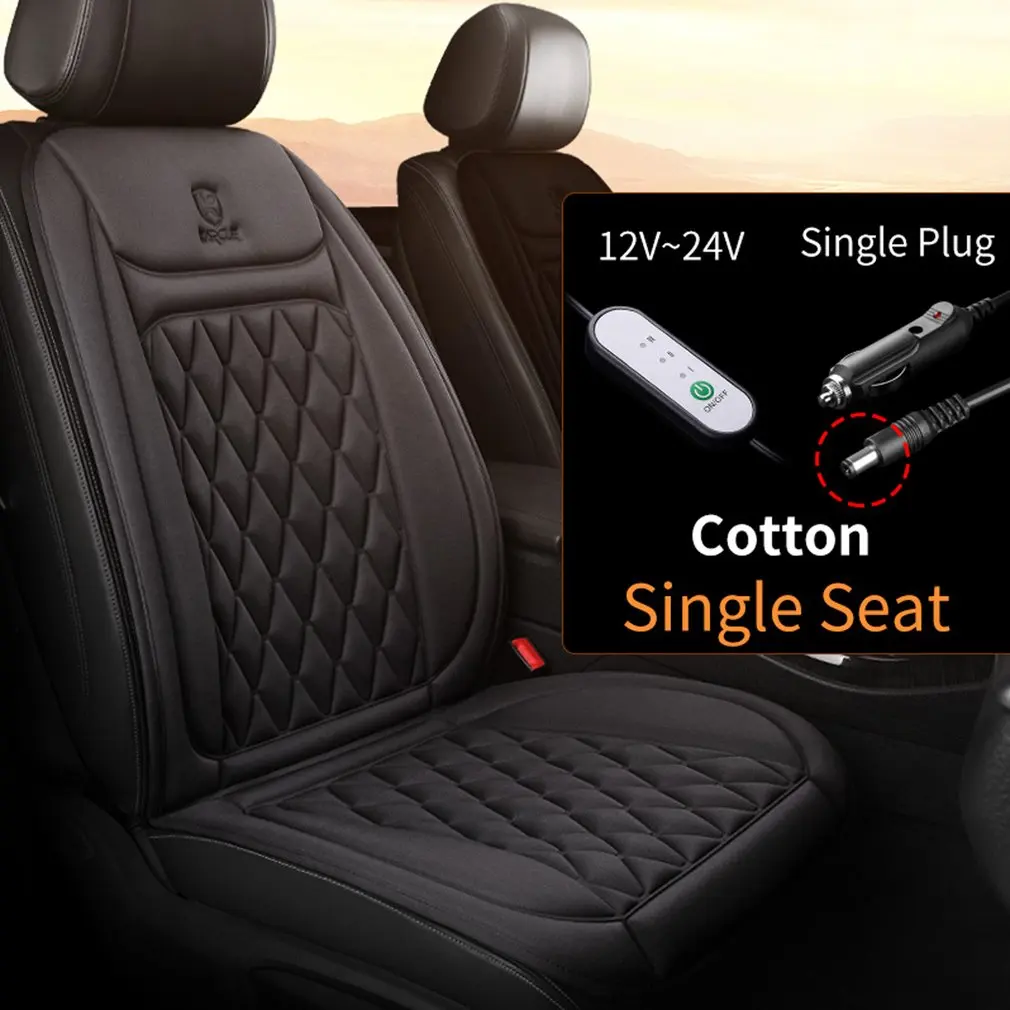 12v car seat heater Universal car seat heater pad Auto heated seat cover  Adjustable 2 Level Winter Warmer Seat Covers for cars - AliExpress