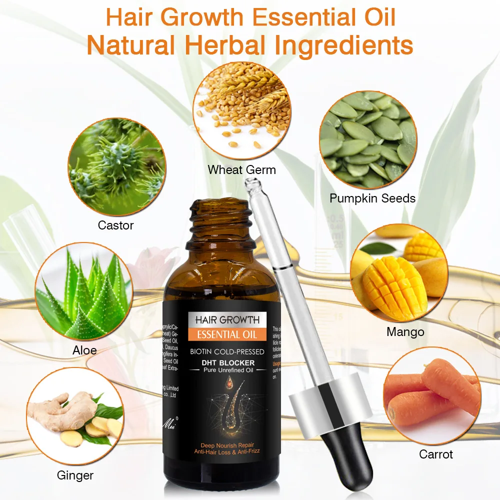 Hair Growth Serum Hair Growth Spray Hair Care Oil Hair Growth Cream Hair Growth Shampoo Set 2pcs/set Hair Growth Essential Oil Biotin Cold-Pressed DHT Blocker and Hair Growth Shampoo Anti-Hair Loss Conditioner