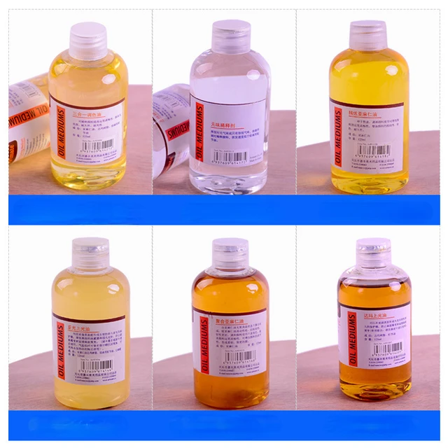 500ml Odorless Turpentine Thinner Oil Paint Blending Liquid Brush