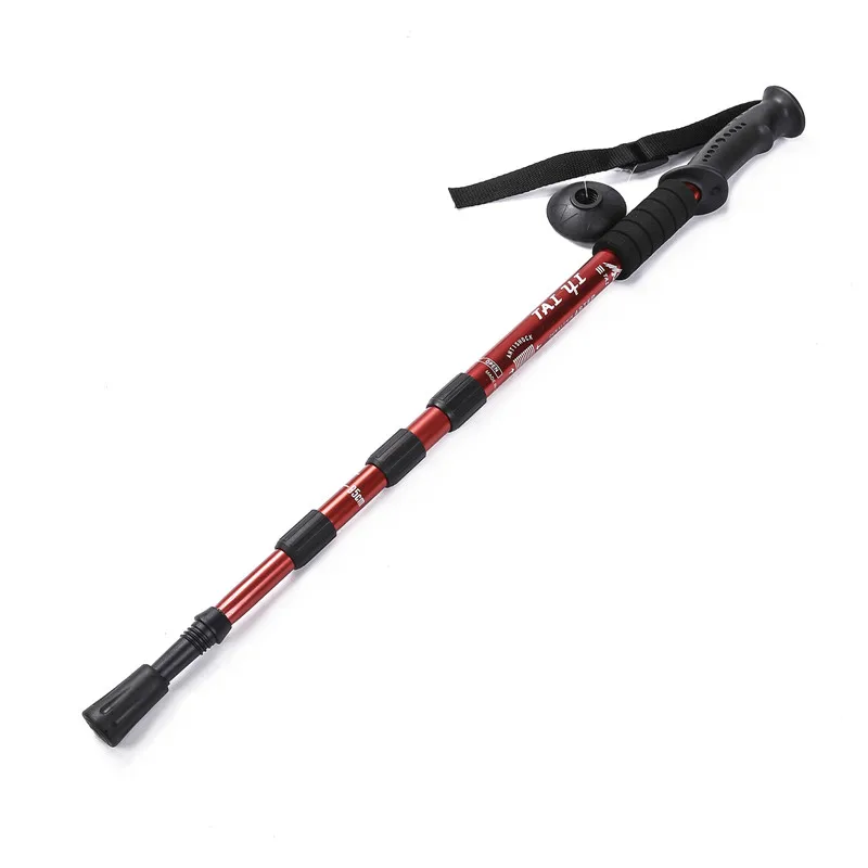 Trekking Pole Adjustable 110cm Length Alloy High-Strength Wood For Women And Men Camping Hiking Walking trekking pole,trekking poles,walking stick