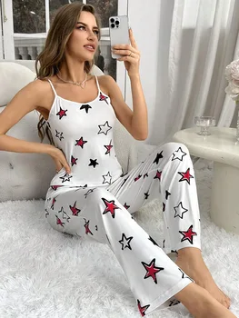 بيجامات صيفية للنساء طقم منزل بيجامات نسائية على عرض بيجامات نسائية مثيرة طقم بيجامة نسائي ملابس نوم نسائية 5