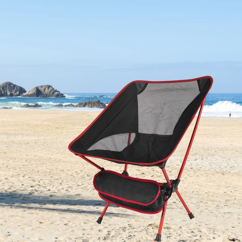 Folding Camp Lightweight & Durable Outdoor Backrest Seat Stool for Camping,