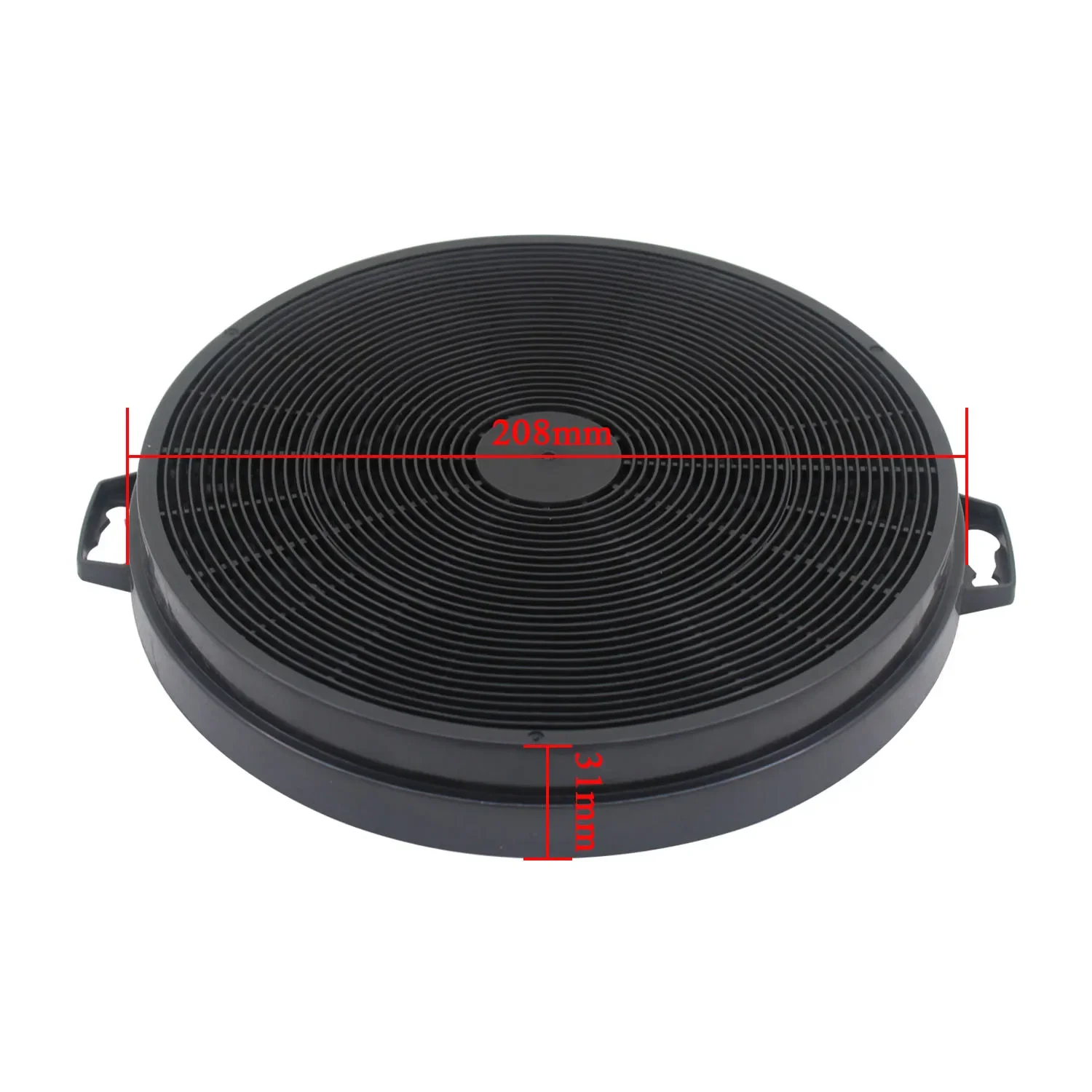 1PC 208X31 activated carbon range hood filter for Household Kitchen range hood carbon pellets Carbon mesh accessories