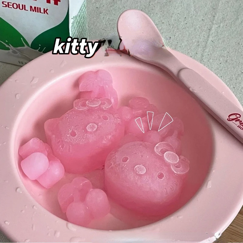 Hellokitty Silicone Mold Ice Cream Chocolate Hello Kitty Diy Cute