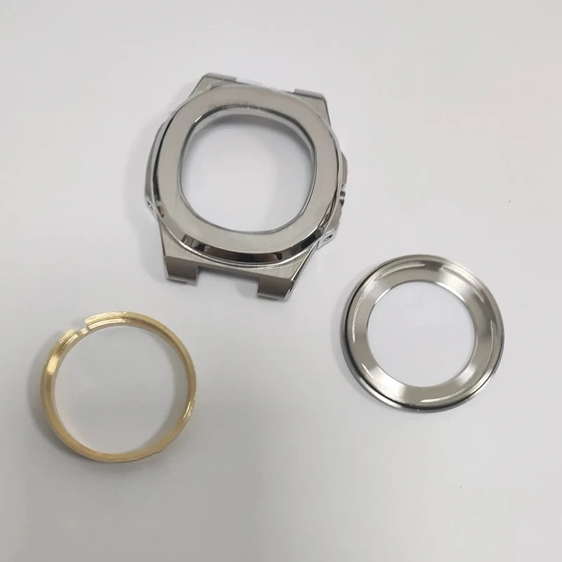 41 mm silbernes Uhrengehäuse aus 316L-Edelstahl + Armband + Zifferblatt. Metallfutter. Material passend für 30,5 mm Zifferblatt. Wasserdichte Passform. NH35/NH36-Uhrwerk – Detail 9