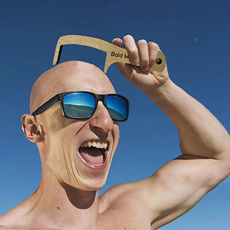 Funny Comb For Bald Men Novelty Party Favors Hair Styling Tool for