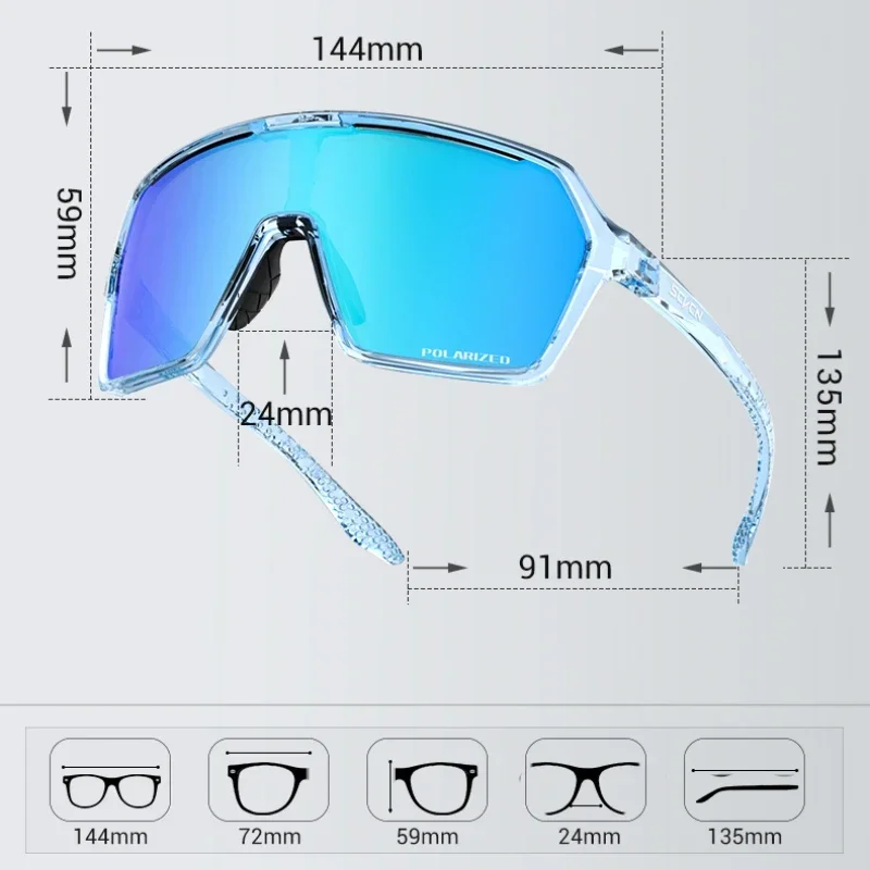 SCVCN Pink Hiking Eyewear Cycling Glasses Bike Sunglasses for Men Photochromic Women Mountain Bicycle Cycle Goggles UV400 MTB