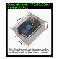 RX40G Wireless Remote Control Kit One-Hand Transmitter 12V 24V 50A Power Receiver GPS One Click Return for RC Tug Boat 2