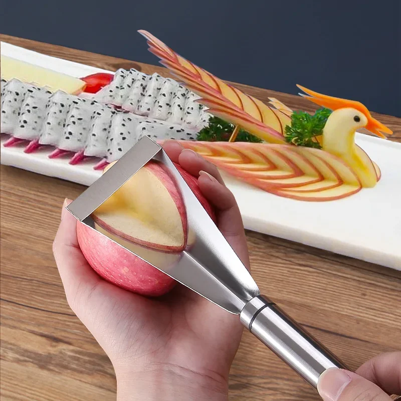 Triangular Carved Peeling Fruit Vegetable Tool Fruit Carving Vegetable Salad Slicer Cutter Kitchen Accessories Tool Kitchen Item 2