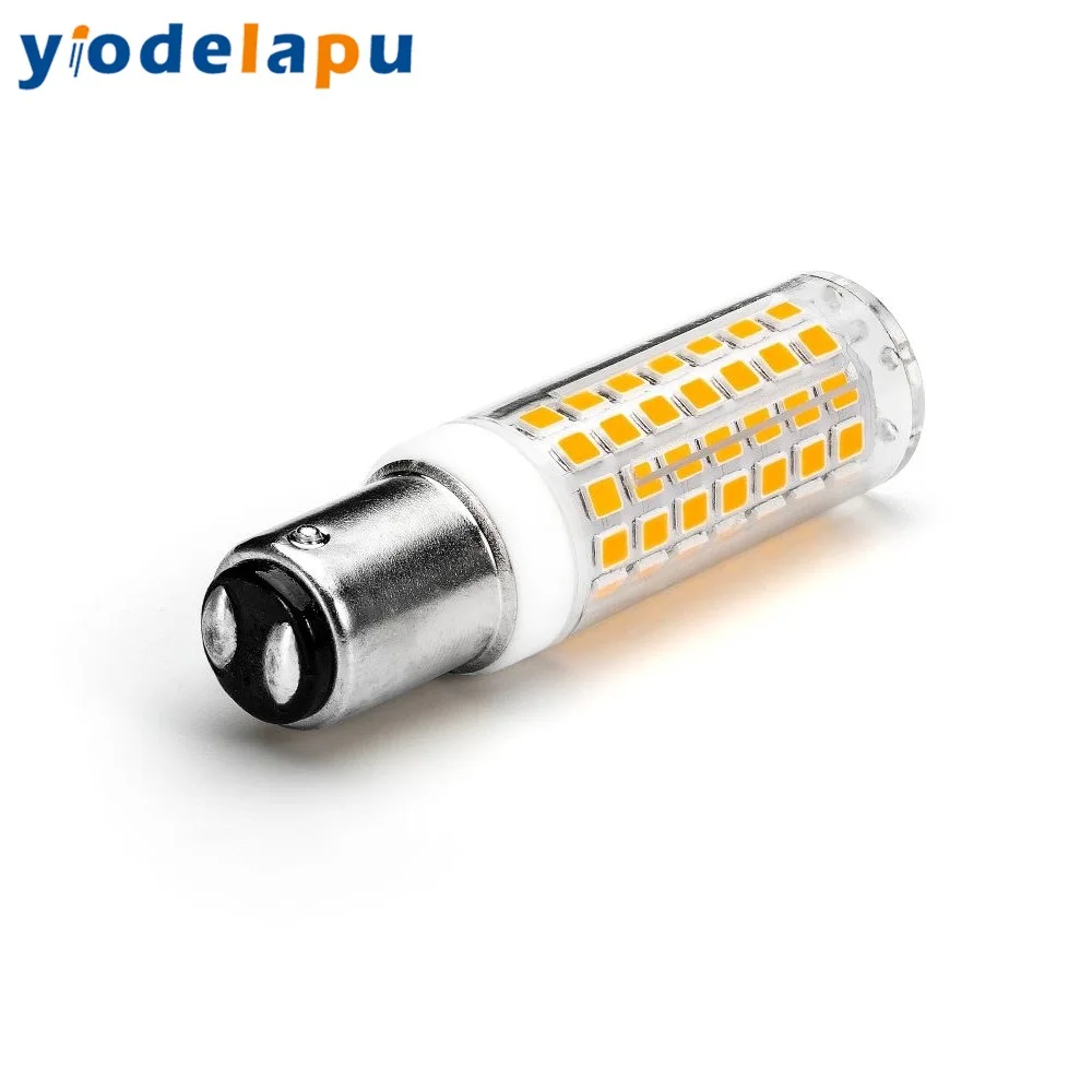 이중 접촉 LED 전구, 재봉틀용 매우 밝은 전구, 220v Ba15d, 6W