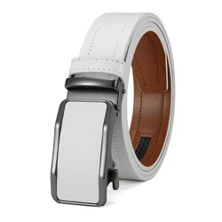 Men's Stylish High - Quality Leather Automatic Buckle Belt - 135cm (40ZDK679W - WE)