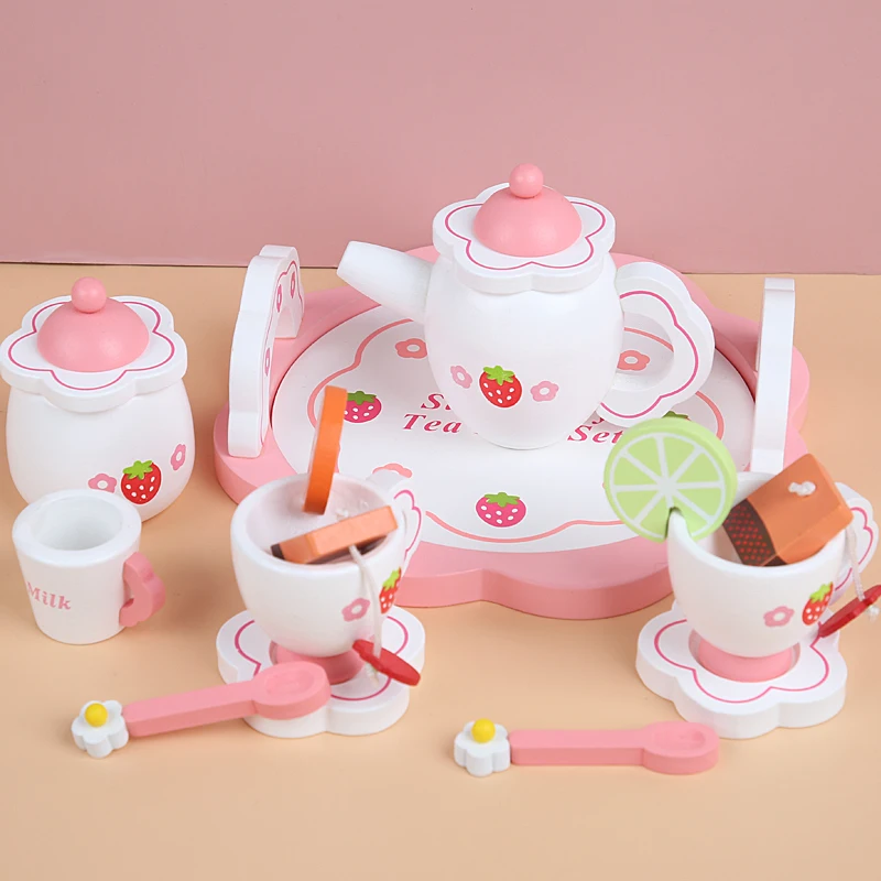 Toy Tea Set - Wooden 4