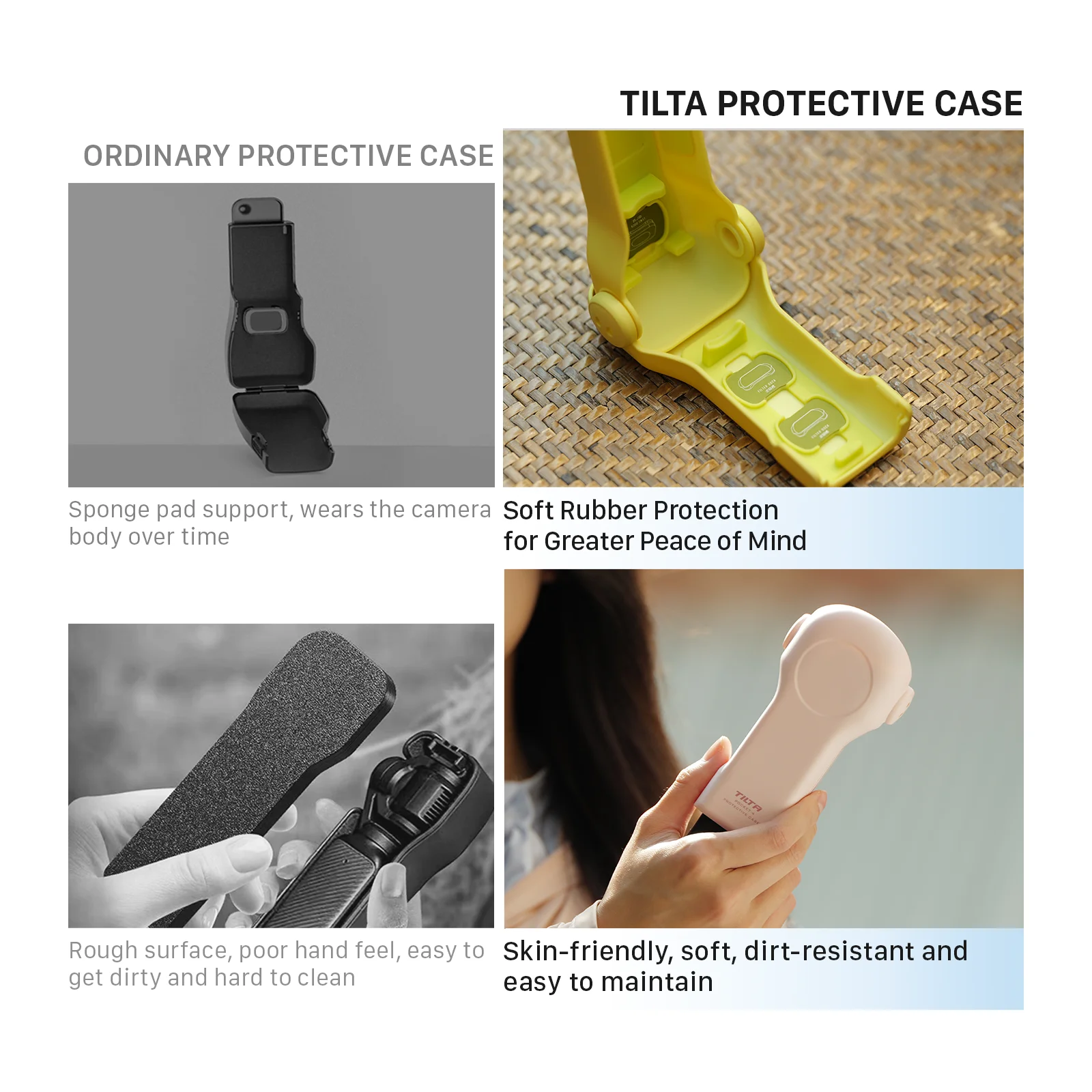 Estuche de Viaje Protector TILTA para DJI Osmo Pocket 4 y Pocket 3, Accesorios con Correa para Hombro, Cubierta de Panta